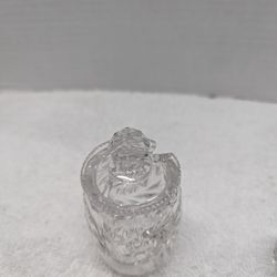 Crystal Tooth Pick And Sugar Canister