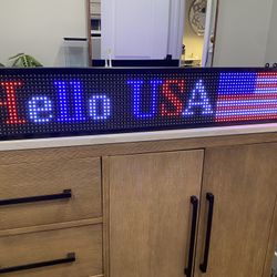 PROGRAMABLE LED SIGN 