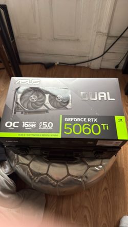 asus - dual nvidia geforce rtx 5060 ti oc edition 16gb gddr7 pci express 5.0 graphics card - black