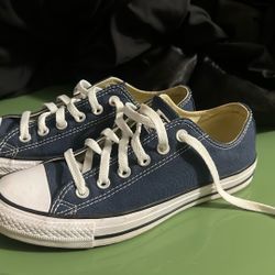 Low Top Blue Converse Size 6 In Men 