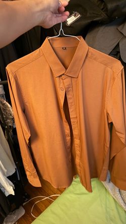 New Men’s Brown Dress Shirt Size Medium