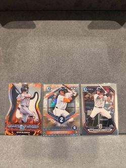 Kevin McGonigle 2026 Bowman Chrome 3 Card Lot Power Chords Top 100 Tigers