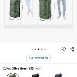 Donex Rolling Duffle Bag 