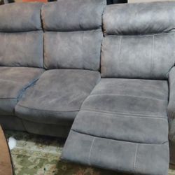 Double Recliner Couch