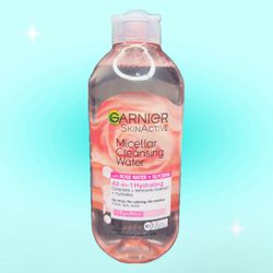 Garnier Micellar Cleansing Water – Rose Water + Glycerin – NEW