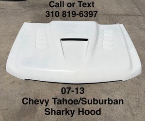 2010 Chevy Tahoe fiberglass sharky hood