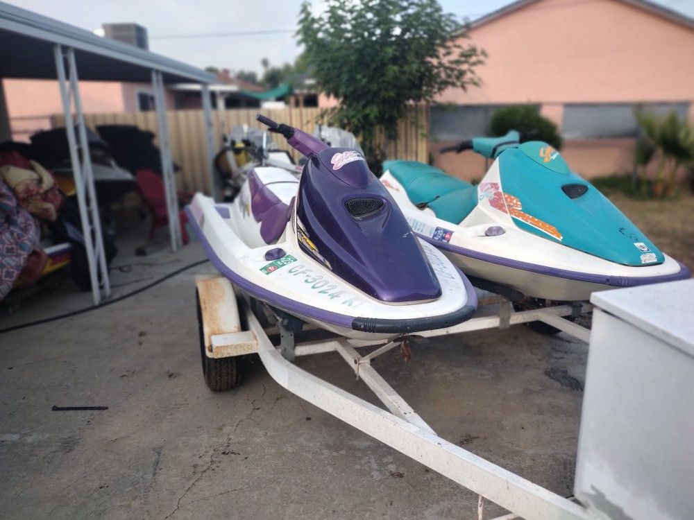 2000 SEADOO GTS 1900 RUNNING CONDITION PURPLE CURRENT TAGS AND TITLE
