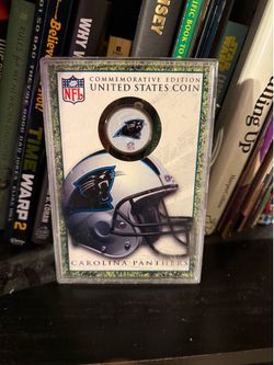 Carolina panther 50 cent coin