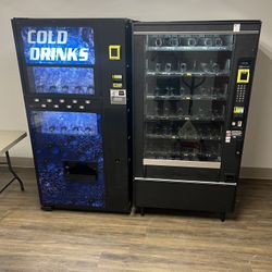 Drink And Snack Machine With Card Readers
