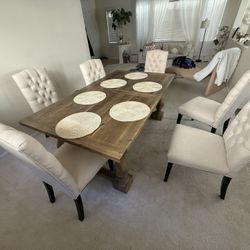 Wood Dining Table 