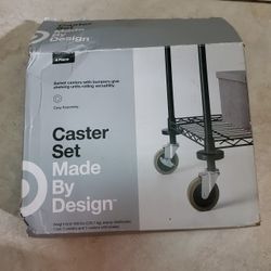 Brand NEW Caster Set By Made By Design 500lb Weight Limit