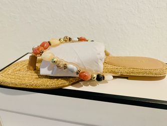 Beachy beaded Steve Madden sandals sizes 7.5 & 8 available