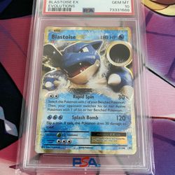 Pokémon PSA 10 Blastoise ex XY Evolutions 