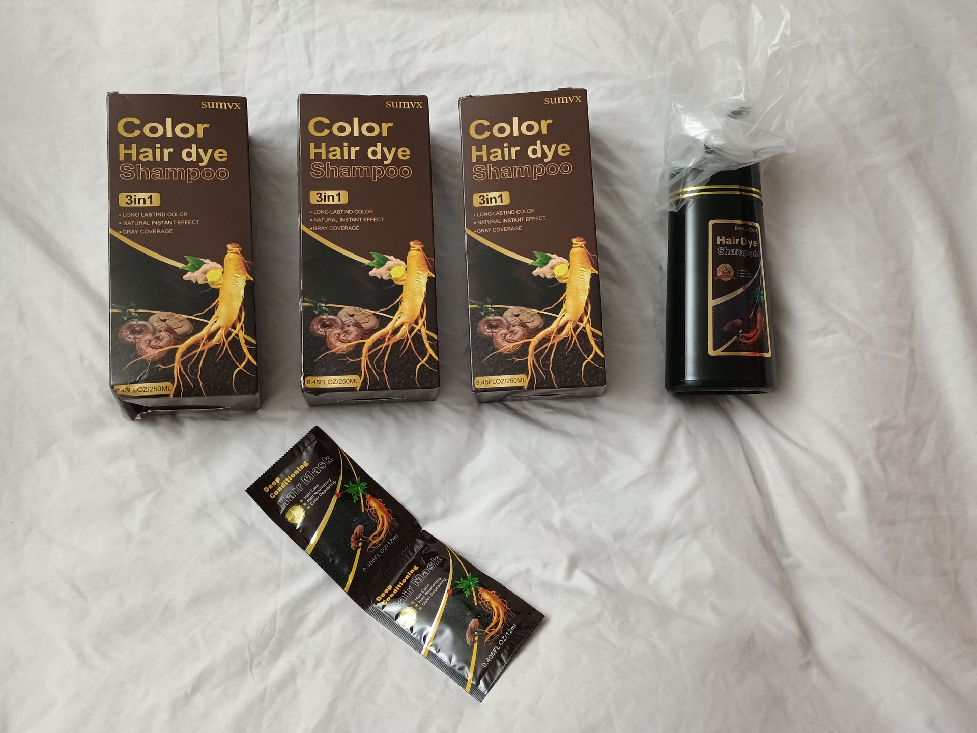 4 BOTTLES OF COLOR HAIR DYE