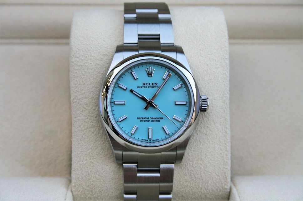 ROLEX 277200 OYSTER PERPETUAL 31MM TIFFANY DIAL - T7847