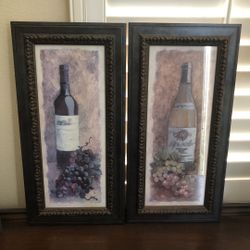  Two wine pictures