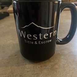 Black Western Title & Escrow Mug