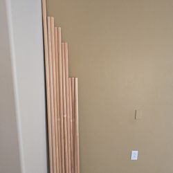 Round wood Hanging Poles