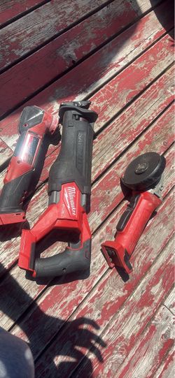 Milwaukee M18 3-Tool Lot – FUEL Sawzall, Grinder & Multi-Tool