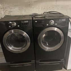 LG Trumm Electric Washer And Dryer  $450