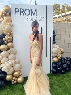Gold Prom Dress