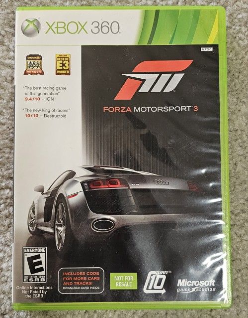 Forza Motorsport 3 [Not For Resale] Game For Xbox 360