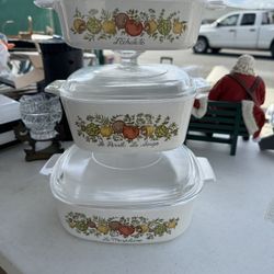 New Vintage Corningware Set