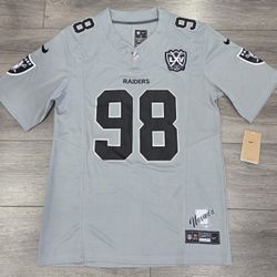 LAS VEGAS RAIDERS STITCHED FOOTBALL JERSEY 