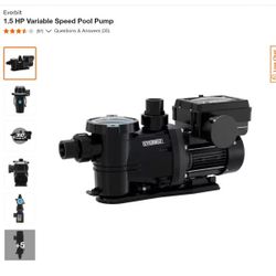 1.5 HP Variable Speed Pool Pump

