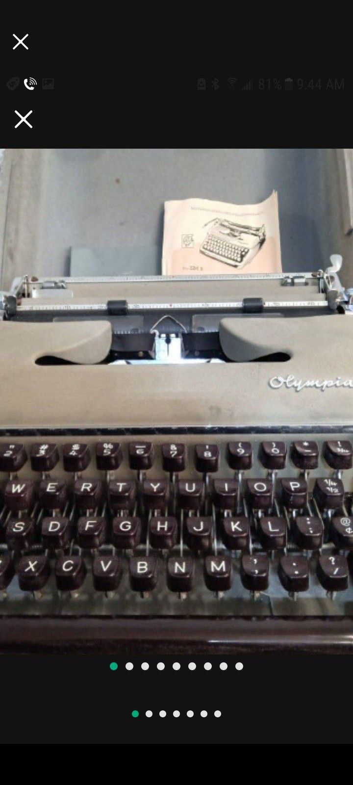 Olympia Manual Typewriter