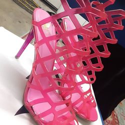 Fuchsia Pink Heels For Women