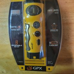 Flashlite Radio With LCD Clock