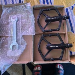 Brand New Low Profile 9/16” Alloy BMX Mountain Bike Cruiser Pedals For Three Piece Cranks