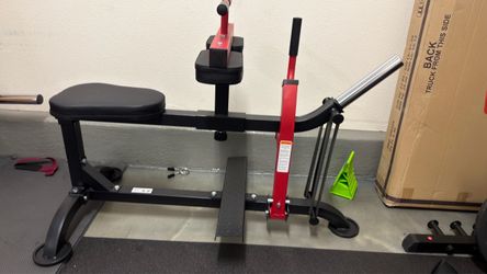 HVO Seated Calf Raise Machine,Dual Resistance System 660LBS