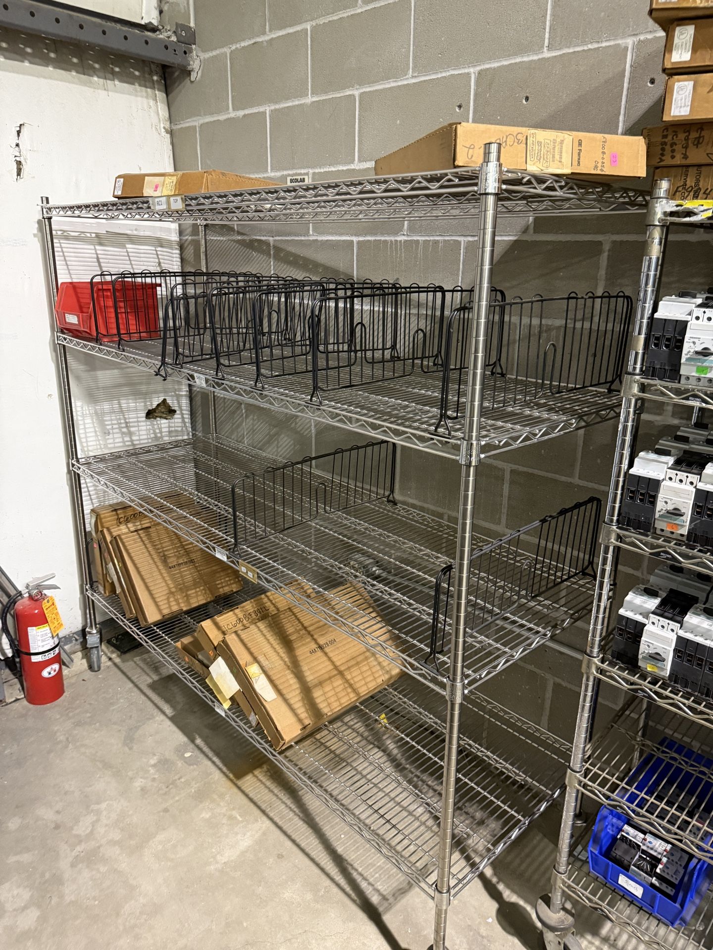 ULine Rolling Metal Carts On Wheels