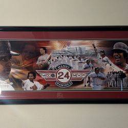 Manny Ramirez Signed Red Sox Panoramic – 2004 WS MVP – Limited Edition #152/240