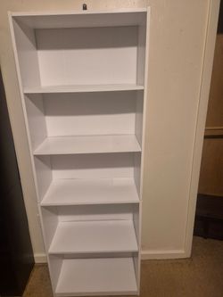 5 shelf standard Walmart bookshelf