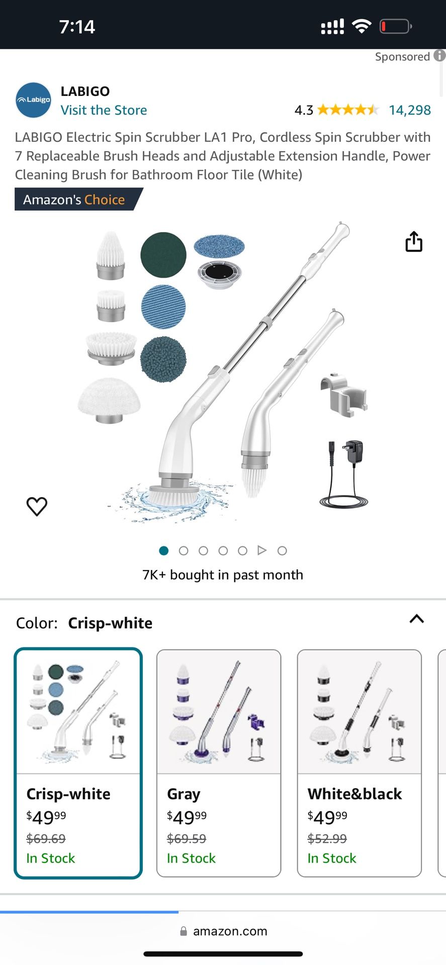 Electric Scrubber Floor Cleaner