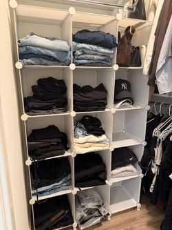 White Cube Closet Organizer
