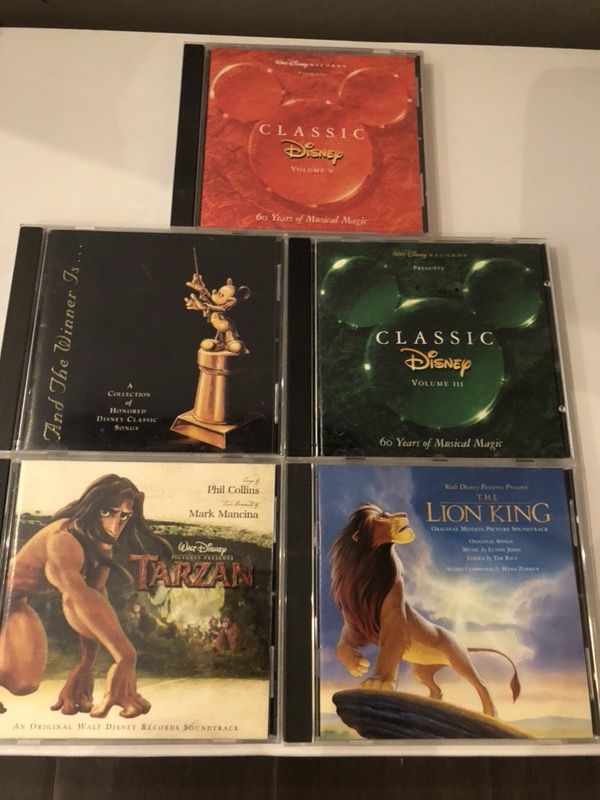 Disney Music. 5 cds!