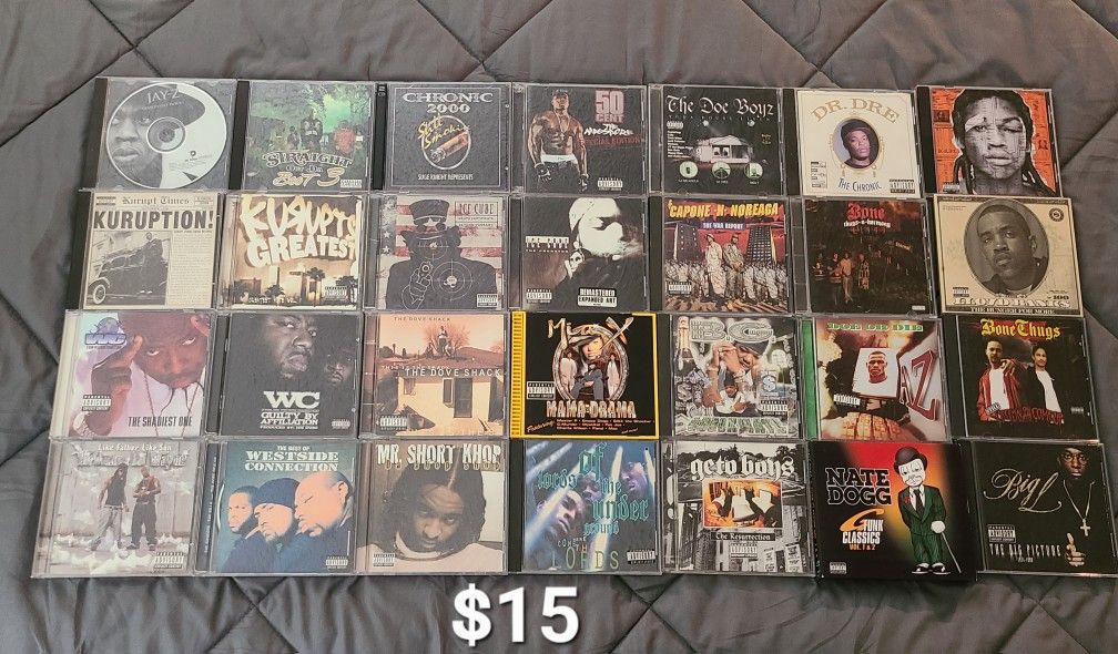 CDs For Sale! Rap Hip-Hop 