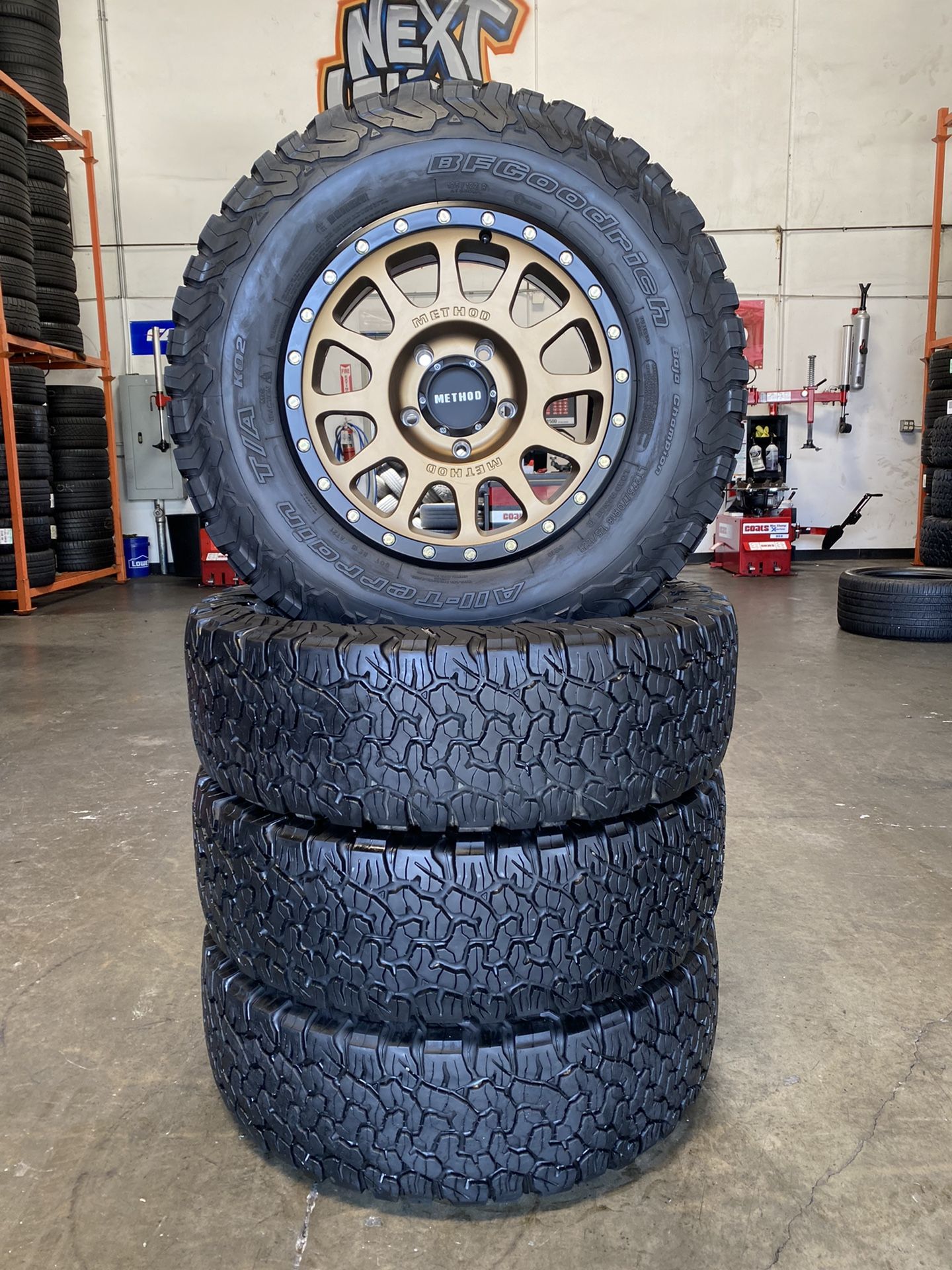 Method 305NV Bronze Wheels And 275/70R18 BFGoodrich Tires For Tundra!