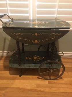 Bar Cart With Wheels