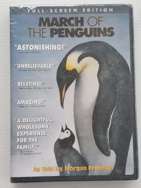 NEW March of the Penguins Full Screen Edition DVD (2005) FACTORY SEALED Snapcase