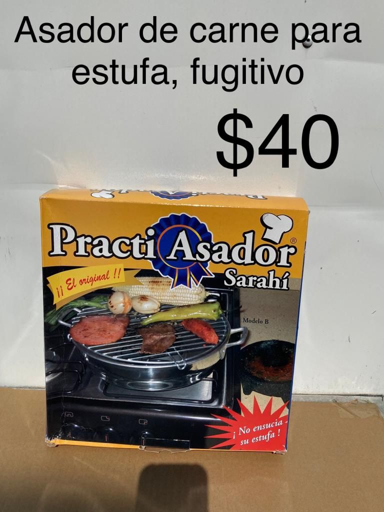 Azador De Carne Para La Estufa El Fugitivo