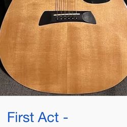 Firstact Acoustic Guitar Used 