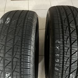 255/55/20. Two Used Firestone Tires Please Read Description.