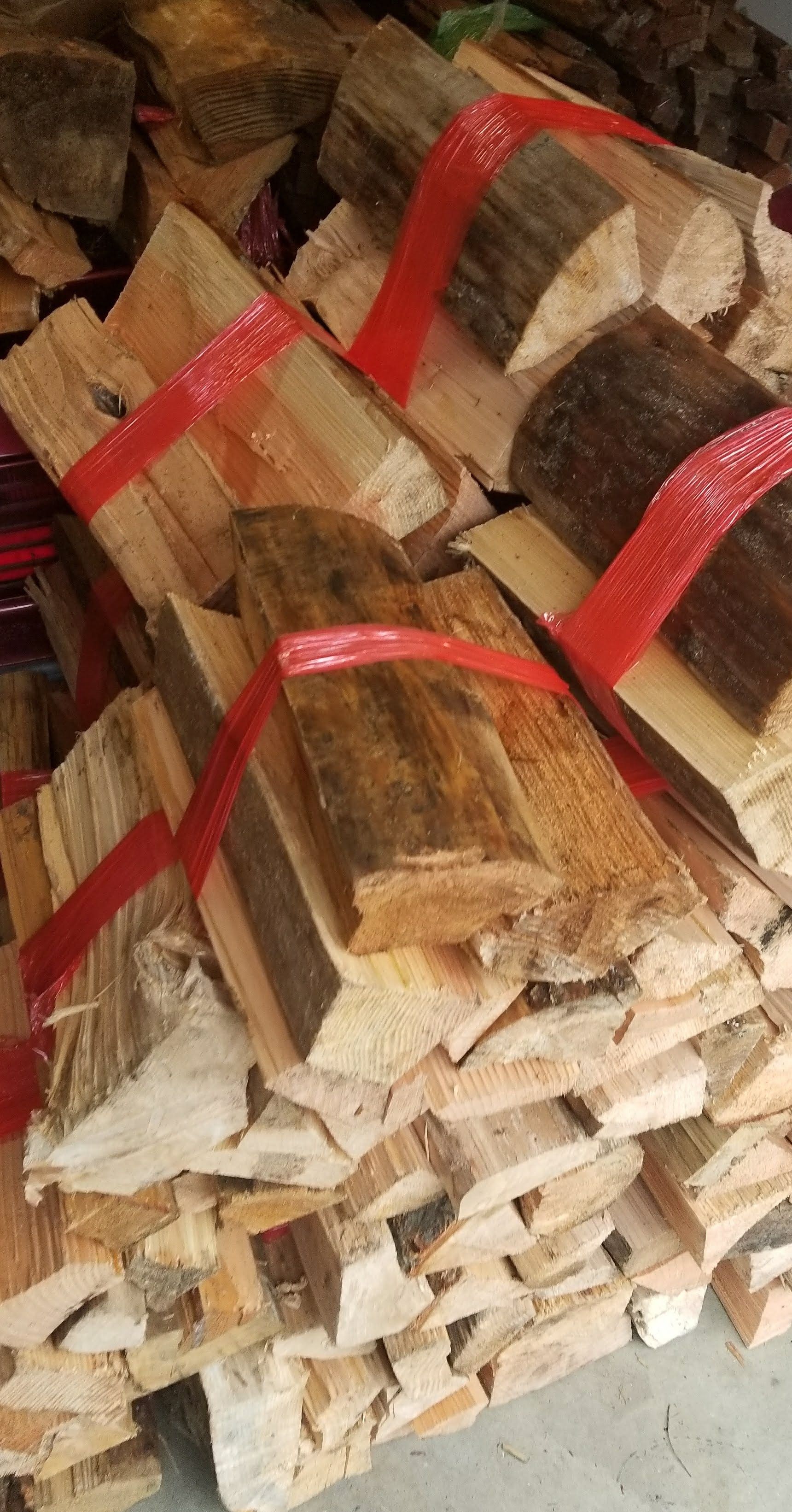 Bundles of dry-seasoned firewood (Ask about delivery)