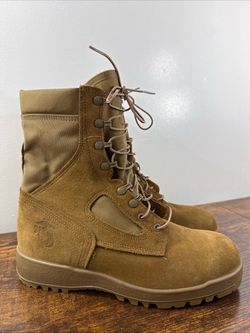McRae USMC Combat Boots Men’s 10 W Hot Weather Vibram Sole Military Issued EGA