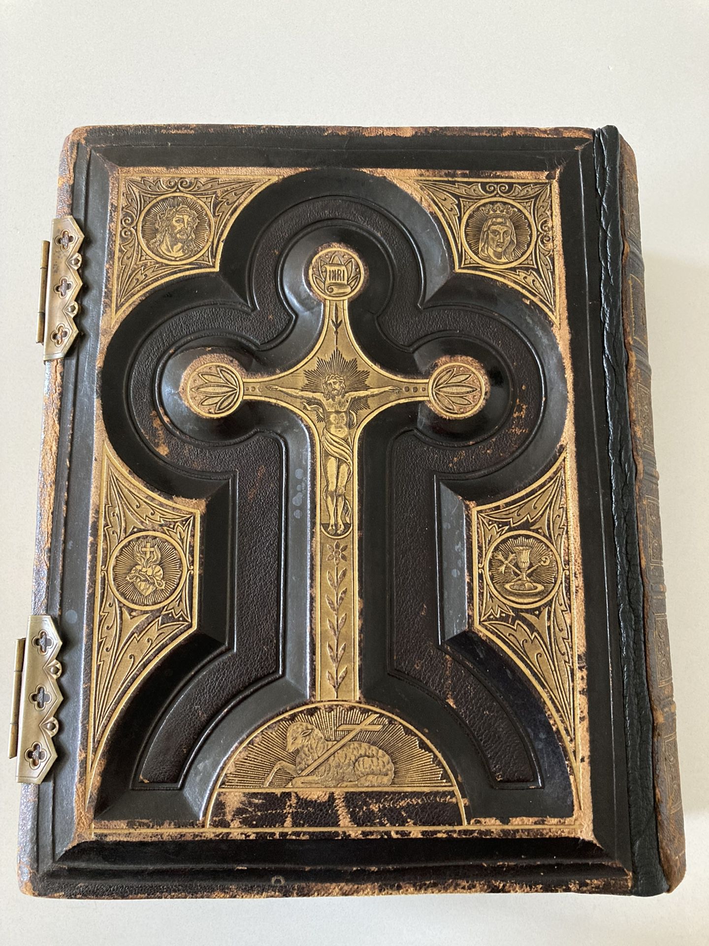 Antique Family Catholic Bible